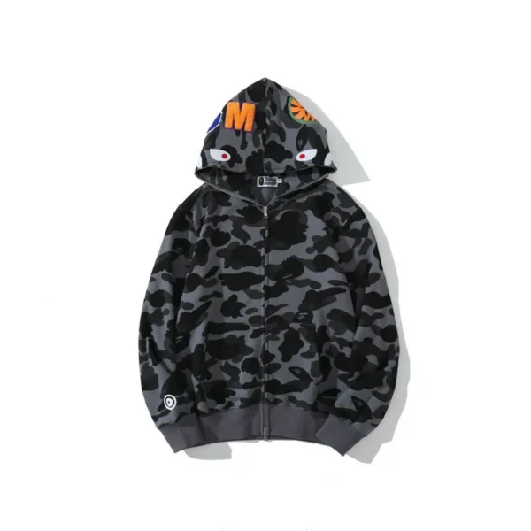 BAPE Black Camo Hoodie - Front